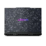 Lenovo Legion 9 18IAX10-83EY0060IN laptop with textured lid and illuminated Legion logo.