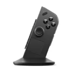 Black Lenovo Legion Go handheld gaming console with joystick and buttons.