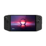 Lenovo Legion Go 8APU1-83E1004MIN handheld gaming console with AMD Ryzen Z1 Extreme processor and 8.8" 144Hz touchscreen.