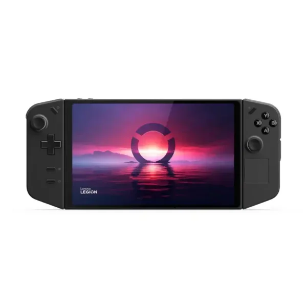 Lenovo Legion Go 8APU1-83E1004MIN handheld gaming console with AMD Ryzen Z1 Extreme processor and 8.8" 144Hz touchscreen.