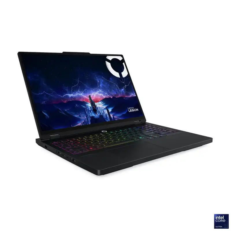 Lenovo Legion Pro 5 16IAX10H-83LU0011IN laptop with Intel Core Ultra 9, RTX 5070Ti, 32GB RAM, 1TB SSD, and 16" OLED display.