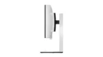Lenovo Legion Pro 34WD-10 monitor side view, white stand, black vent details.