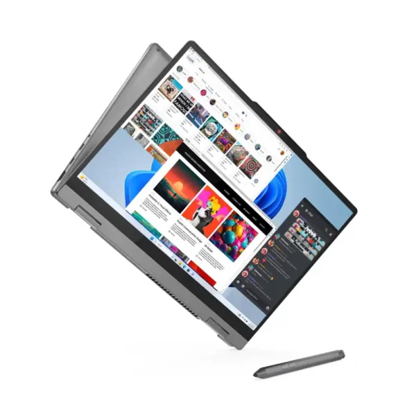 Lenovo IdeaPad 5 2-in-1 laptop with a 14" touchscreen, Intel Core i5 processor, 16GB RAM, and 512GB SSD.
