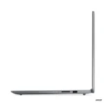 Lenovo IdeaPad Slim 3 laptop side profile showing ports and AMD logo.