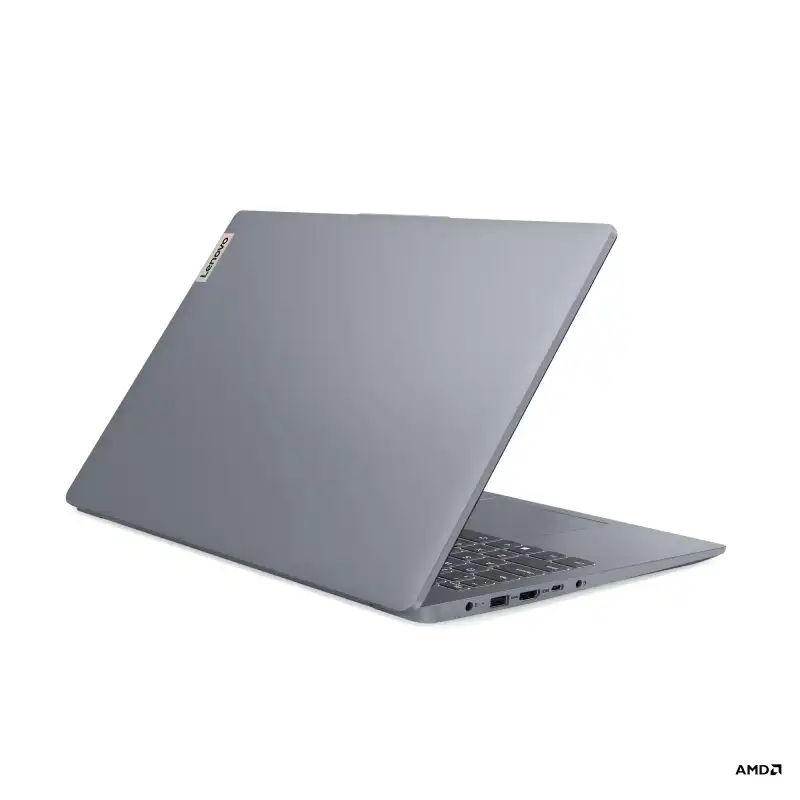 Lenovo IdeaPad Slim 3 laptop with AMD Ryzen 5 processor and 15.6" FHD screen.