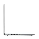 Side view of a silver Lenovo IdeaPad Slim 3 laptop showing USB, HDMI, and audio ports.