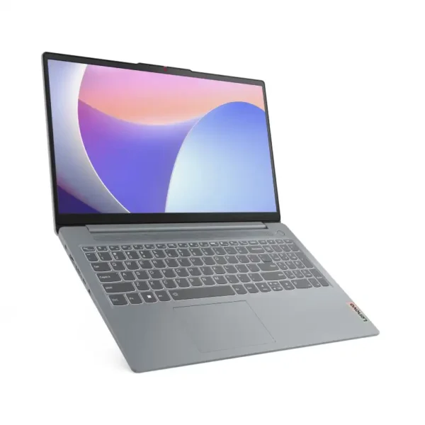 Lenovo IdeaPad Slim 3 laptop featuring a 15.6" FHD display, Intel Core i3 processor, 8GB RAM, and 512GB SSD.