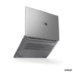 Lenovo LOQ 15ARP10E-83S0009SIN laptop rear view with AMD logo.