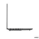 Lenovo LOQ 15ARP10E-83S000FWIN laptop side profile with ports and AMD logo.