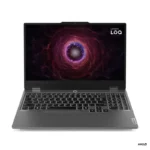 Lenovo LOQ 15ARP9-83JC00GDIN laptop with AMD Ryzen 7, 24GB DDR5 RAM, 512GB SSD, RTX 3050, and 15.6" FHD 144Hz display.