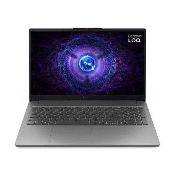 Lenovo LOQ 15IAX9E-83LK009VIN laptop with Intel Core i5, 16GB RAM, 512GB SSD, RTX 3050, and 15.6" FHD 144Hz display.