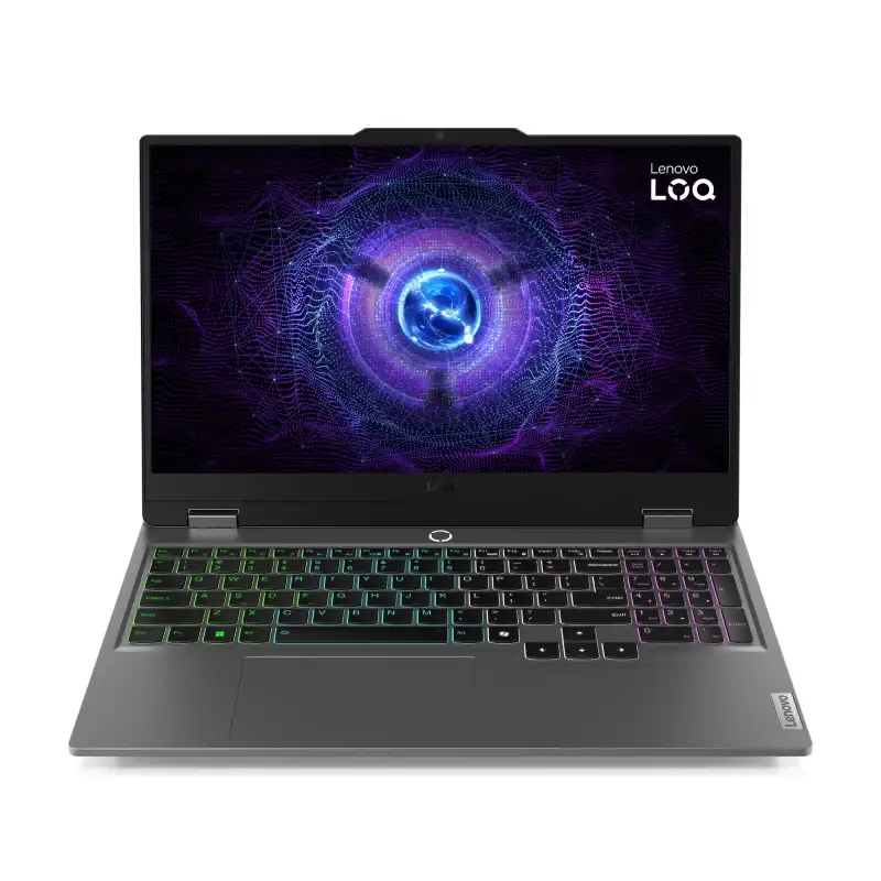Lenovo LOQ 15IRX9-83DV01FYIN laptop with Intel Core i7, 16GB RAM, 512GB SSD, RTX 4050, and 15.6" FHD 144Hz display.