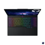 Lenovo Legion 5 15IRX10-83LY00SVIN laptop with a vibrant RGB keyboard and a futuristic wallpaper.