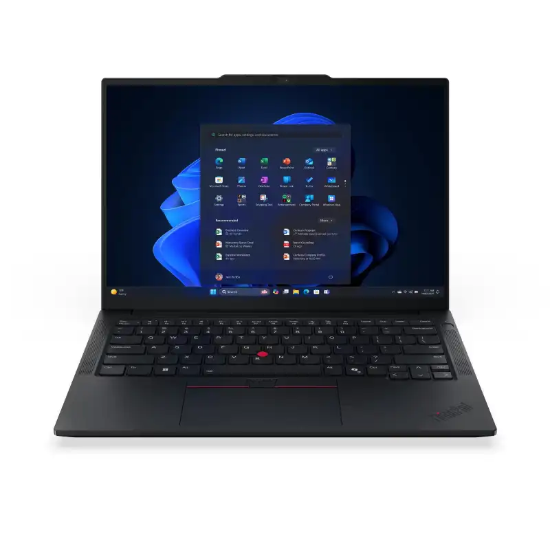 Lenovo ThinkPad E14 Gen 7 laptop with Intel Core Ultra 5 processor, 16GB RAM, 512GB SSD, and 14" WUXGA display.