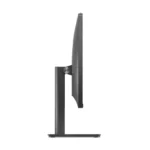 Side profile of a sleek, modern Lenovo V100 all-in-one desktop monitor with a thin bezel and a minimalist stand.