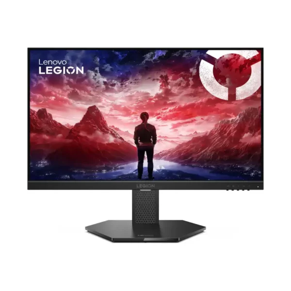 Lenovo Legion 24-10 Monitor (68C4GAC4IN) with 23.8-inch IPS FHD 240Hz display featuring a gamer.