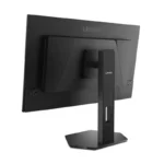 Lenovo Legion 27Q-10 QD-OLED monitor rear view with stand, 240Hz QHD display.