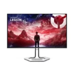 Lenovo Legion Pro 32UD-10 31.5-inch 4K 240Hz QD-OLED gaming monitor with striking red and blue landscape wallpaper.