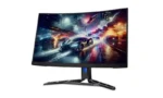 Lenovo Legion R27qc-30 27-inch QHD 180Hz VA gaming monitor with curved display.