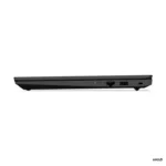 Lenovo V14 G4 ABP-82YTA018IN laptop side view showing ports and AMD logo.