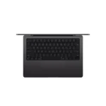 Space Black Apple MacBook Pro 14-inch M4 laptop with 10-core CPU, 10-core GPU, 24GB RAM, 1TB SSD.