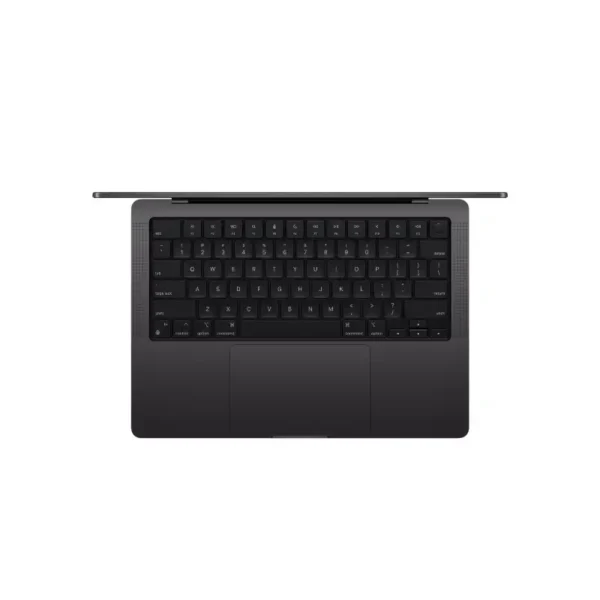 Space Black Apple MacBook Pro 14-inch M4 laptop with 10-core CPU, 10-core GPU, 24GB RAM, 1TB SSD.