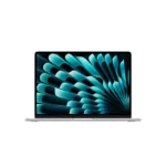 Silver Apple MacBook Air 13-inch with M5 10-core CPU, 10-core GPU, 24GB RAM, and 1TB SSD.