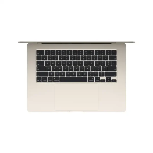 Starlight Apple MacBook Air 15-inch M5 laptop with 10-core CPU, 10-core GPU, 24GB RAM, 1TB SSD.