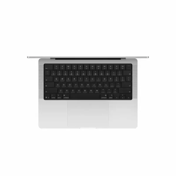 Silver Apple MacBook Pro 14-inch laptop with M5 Pro 18-core CPU, 20-core GPU, 24GB RAM, and 2TB SSD.