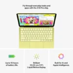 Apple MacBook Neo 13-inch laptop in yellow with A18 Pro chip, 16-hour battery, and Liquid Retina display.
