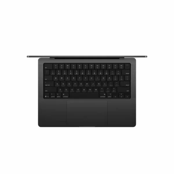 Space Black Apple MacBook Pro 14-inch M5 laptop with 10-core CPU, 10-core GPU, 32GB RAM, and 1TB SSD.