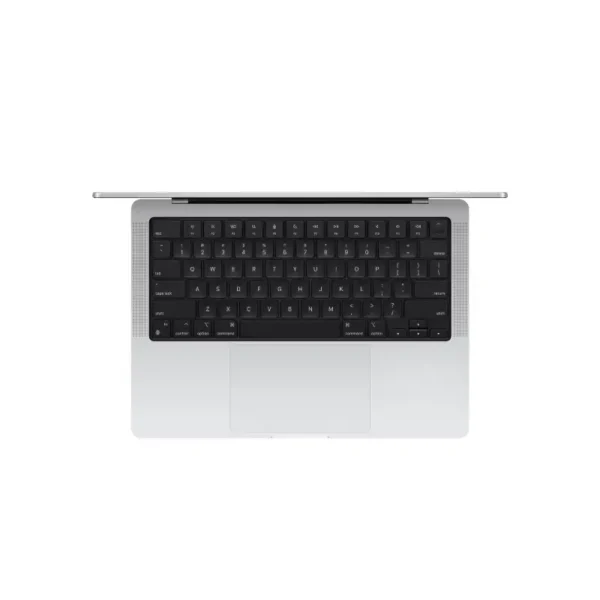 Silver Apple MacBook Pro 14-inch M4 with 10-core CPU, 10-core GPU, 16GB RAM, 512GB SSD.