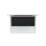 Silver Apple MacBook Pro 14-inch M4 laptop with 10-core CPU, 10-core GPU, 16GB RAM, and 1TB SSD.