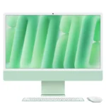 Green Apple iMac 24-inch M4 with 10-core CPU, 10-core GPU, 16GB RAM, 256GB SSD.