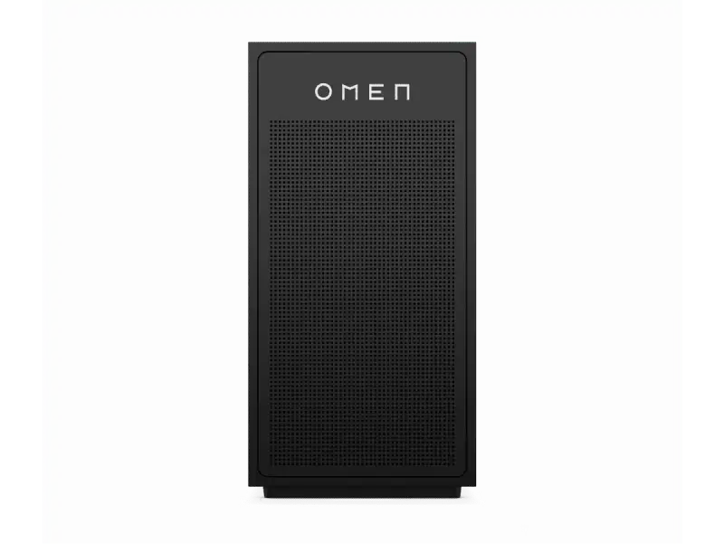 HP OMEN 35L GT17-0002in gaming desktop PC with OMEN logo.
