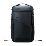 Asus ROG Ranger BP2701 17" black gaming backpack with Republic of Gamers logo.