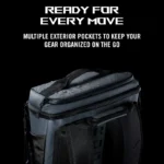 Asus ROG Ranger BP2701 Cybertext 17″ Backpack (22L, Grey) - Image 3