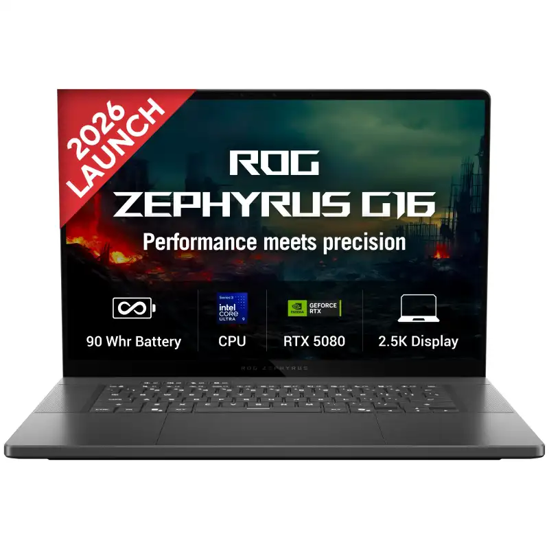 ROG Zephyrus G16 GU606AW-TB043WS (1) Asus ROG Zephyrus G16 GU606AW-TB043WS 16″ 2.5K OLED 240Hz RTX 5080 Gaming Laptop - Image 1