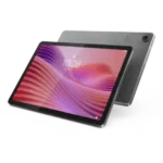 Lenovo Tab K10 Gen 2 ZAEK0065IN tablet in Luna Grey with a 10.1-inch WUXGA display.