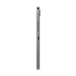 Side view of a Luna Grey Lenovo Tab K10 Gen 2 tablet with speaker grilles and USB-C port.