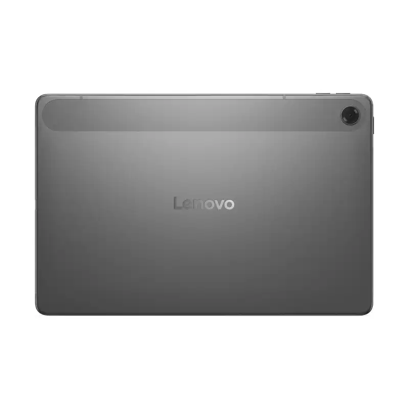 Lenovo Tab K10 Gen 2 LTE (ZAEL0076IN) in Luna Grey, showing the rear with camera and Lenovo logo.