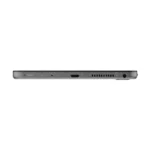 Lenovo Tab K9 Luna Grey tablet side view showing USB-C port and speaker grille.