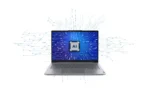 Lenovo ThinkBook 14 G8 IAL-21SJS04100 laptop with Intel Core Ultra 5 processor and AI chip graphic on screen.
