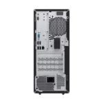 Rear view of Lenovo ThinkCentre neo 30t Gen 5 tower PC showing ports and power connector.