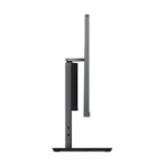 Side view of a Lenovo ThinkCentre neo 50a 24 Gen 5 all-in-one desktop with a black stand and ports visible.
