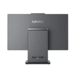 Lenovo ThinkCentre neo 50a 24 Gen 5 all-in-one desktop with ports on the back.