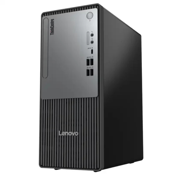 Lenovo ThinkCentre neo 30t Gen 5 tower desktop with Intel Core i3 processor, 8GB DDR5 RAM, and 512GB SSD.