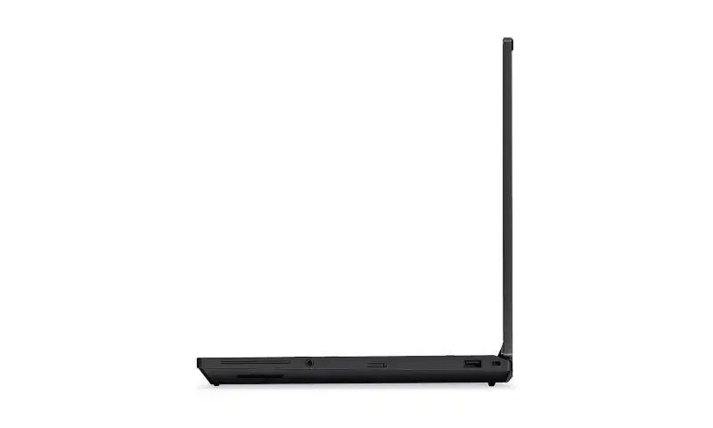Lenovo ThinkPad P16 Gen 3-21RR0006LM laptop side profile showing ports on the left edge.