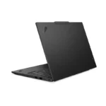 Black Lenovo ThinkPad E14 Gen 7 laptop with Intel processor and ThinkPad logo.