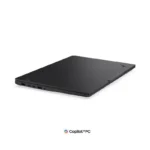 Black Lenovo ThinkPad E16 Gen 3 laptop with Intel Core Ultra 5 processor and 16-inch screen.
